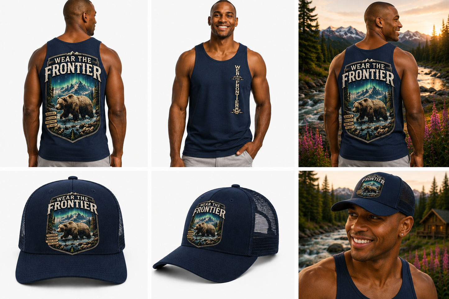 Wear the Frontier™ Bear Tank Top | Alaska Edition