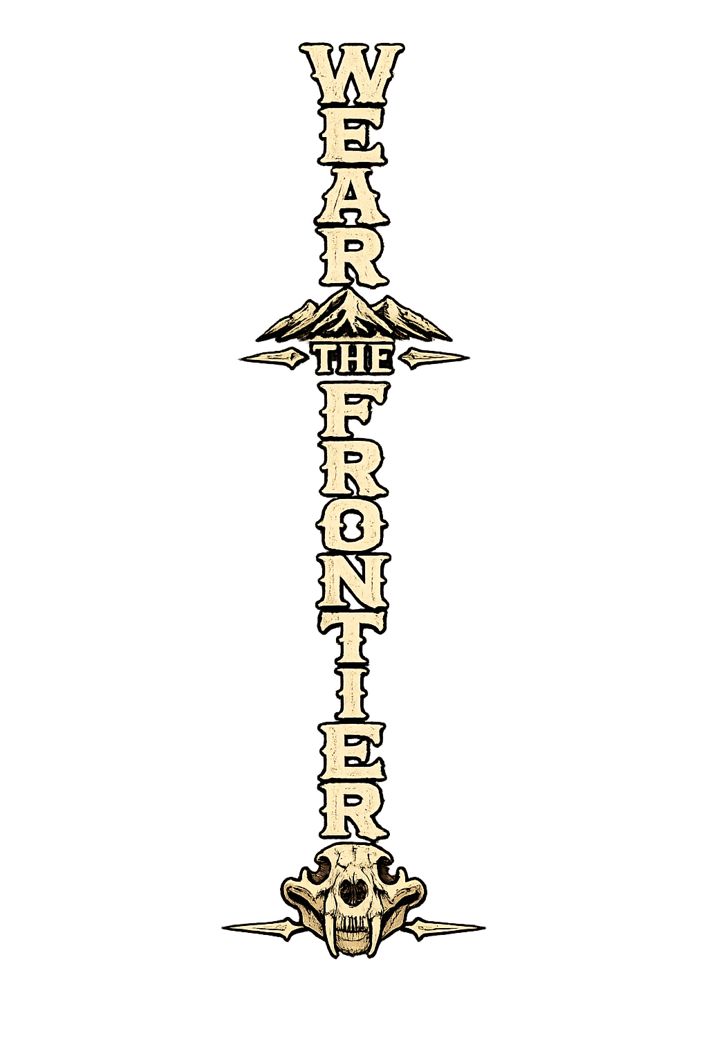 Wear the Frontier™ – Bear Skull Leggings | Alaska Edition