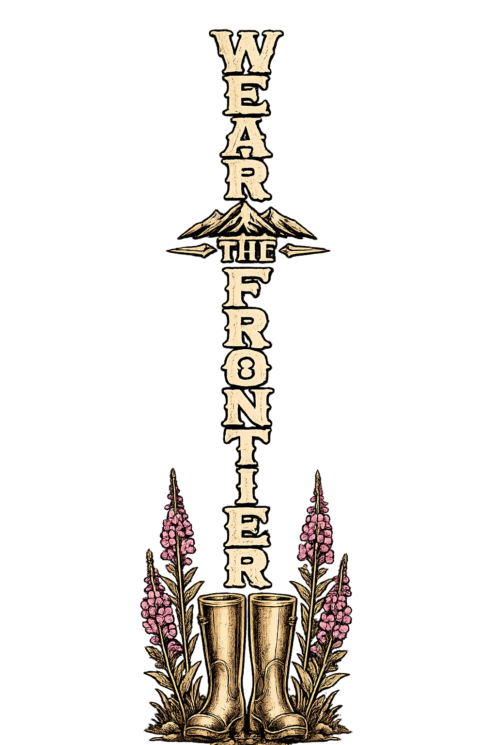 Wear the Frontier™ – Fireweed Leggings | Alaska Edition