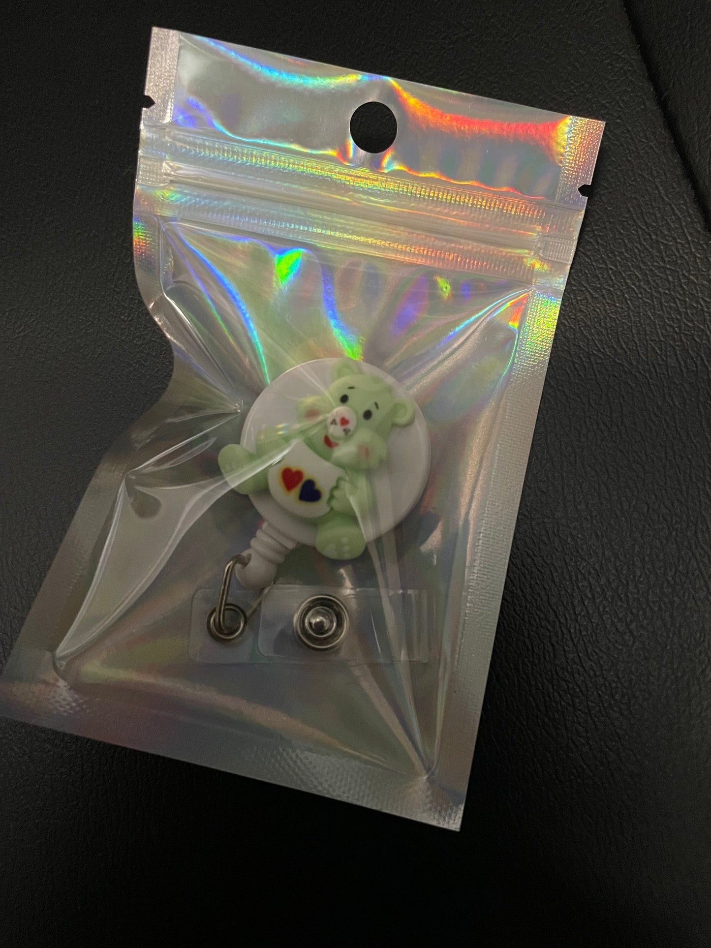Bear badge reel