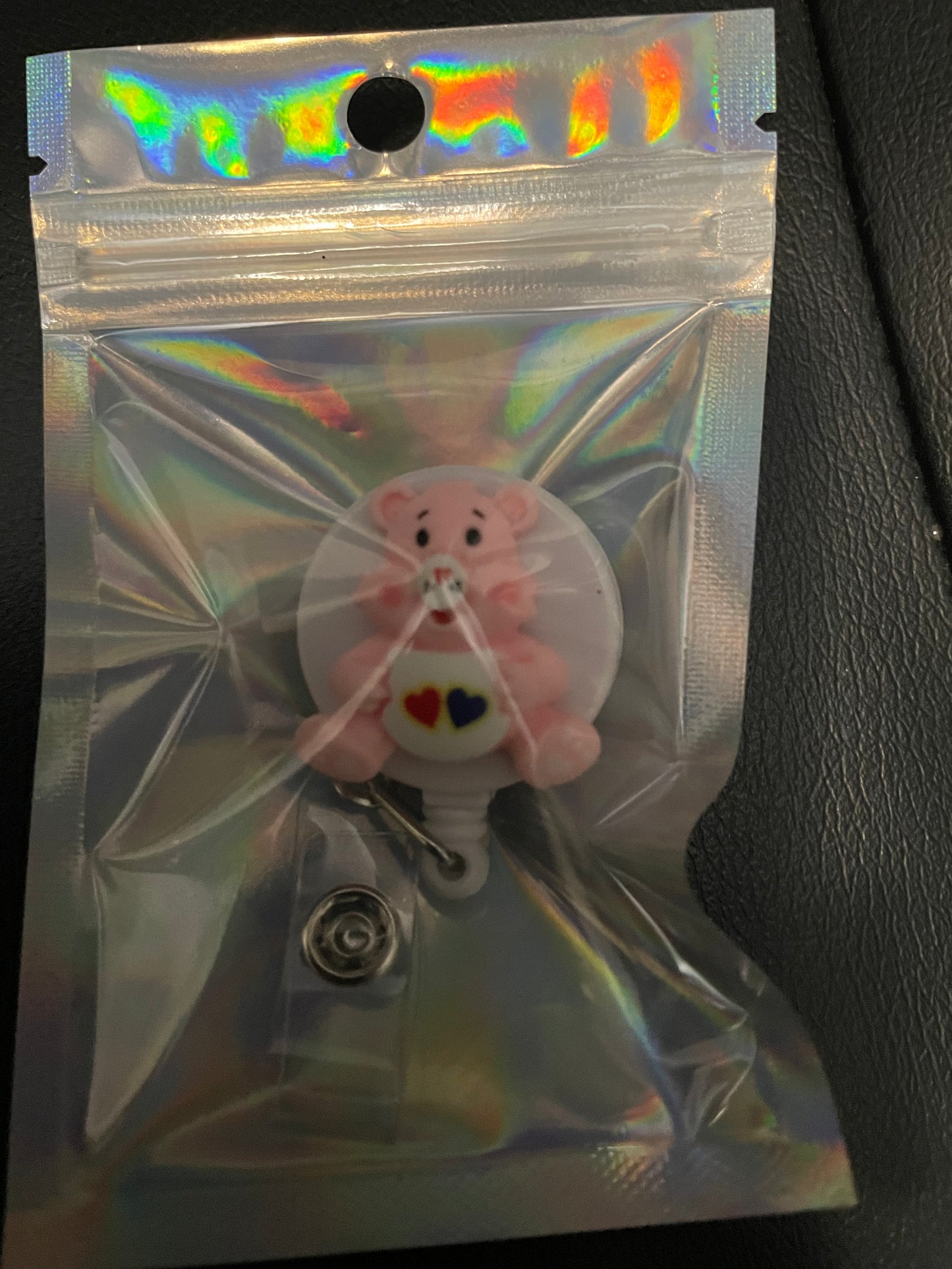 Bear badge reel