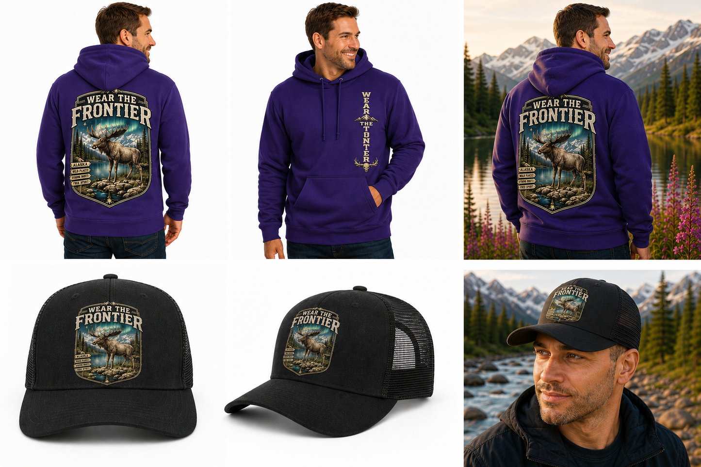 Wear the Frontier™ Moose Hoodie | Alaska Edition