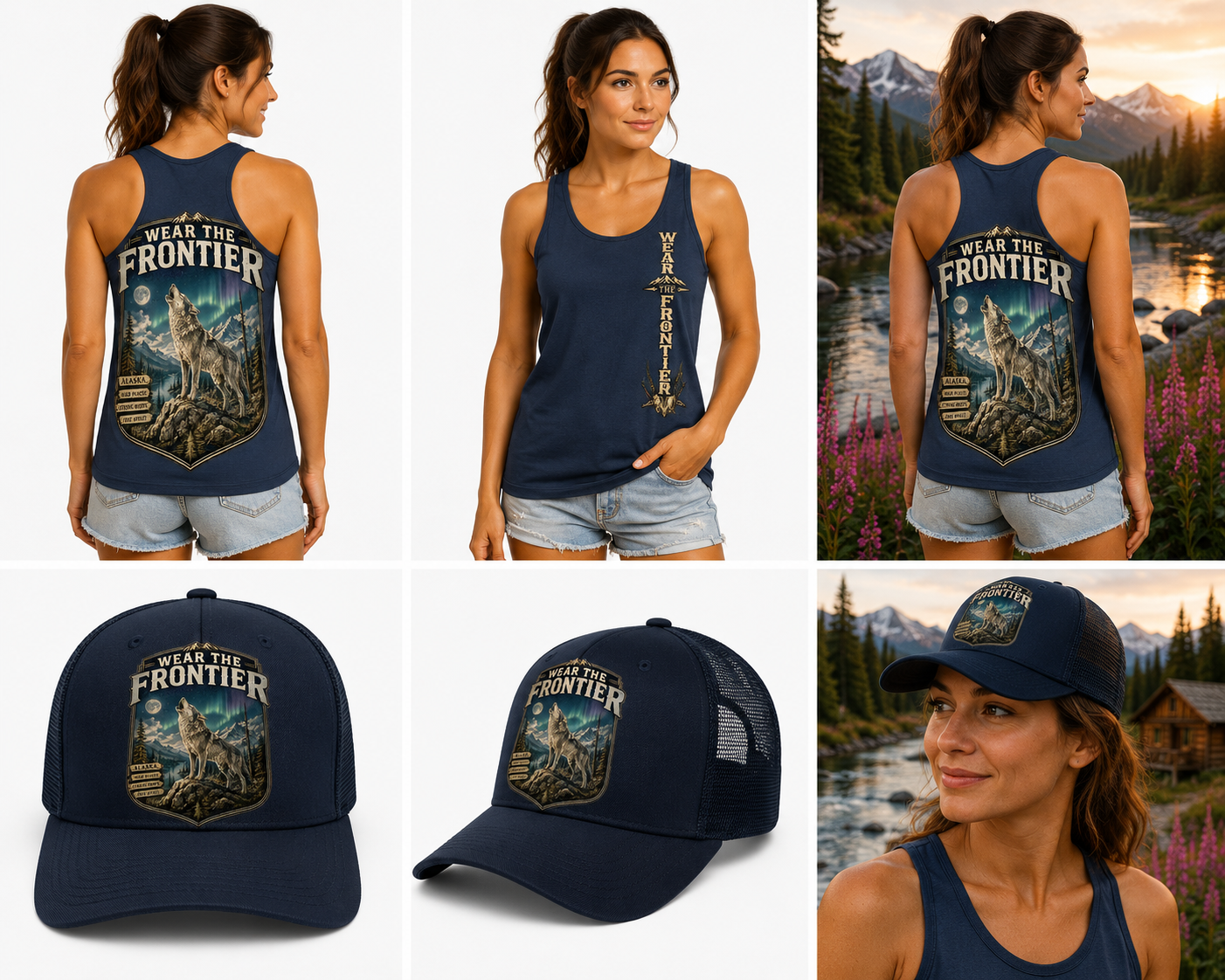Wear the Frontier™ Wolf Tank Top | Alaska Edition