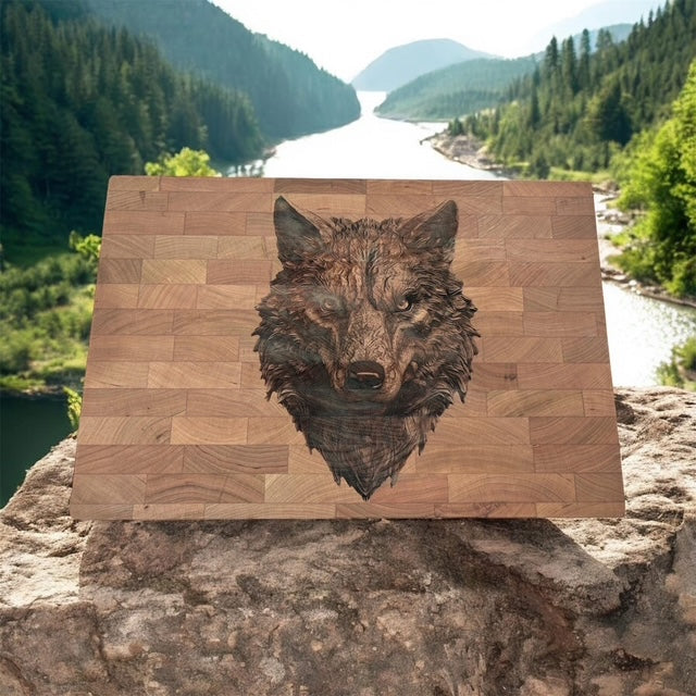 End grain chopping block