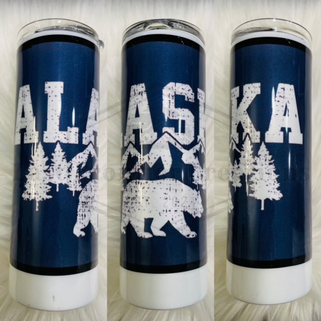Alaska bear tumbler