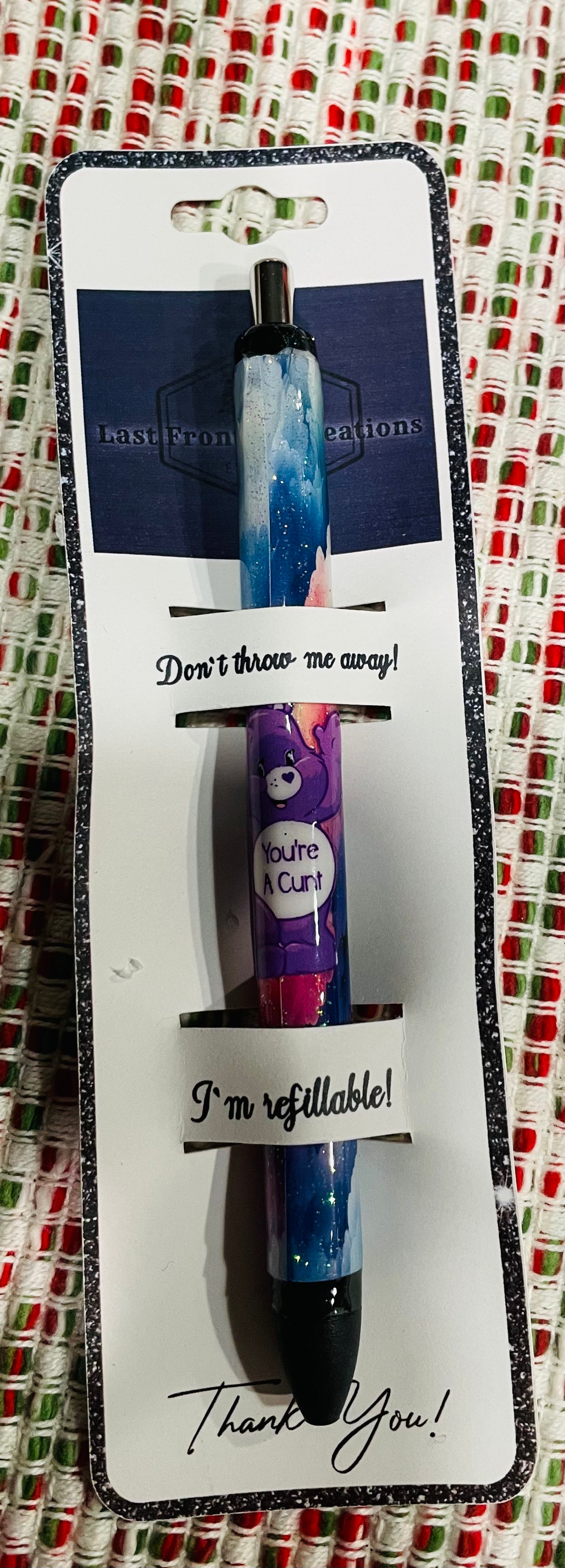 Swear bear pens