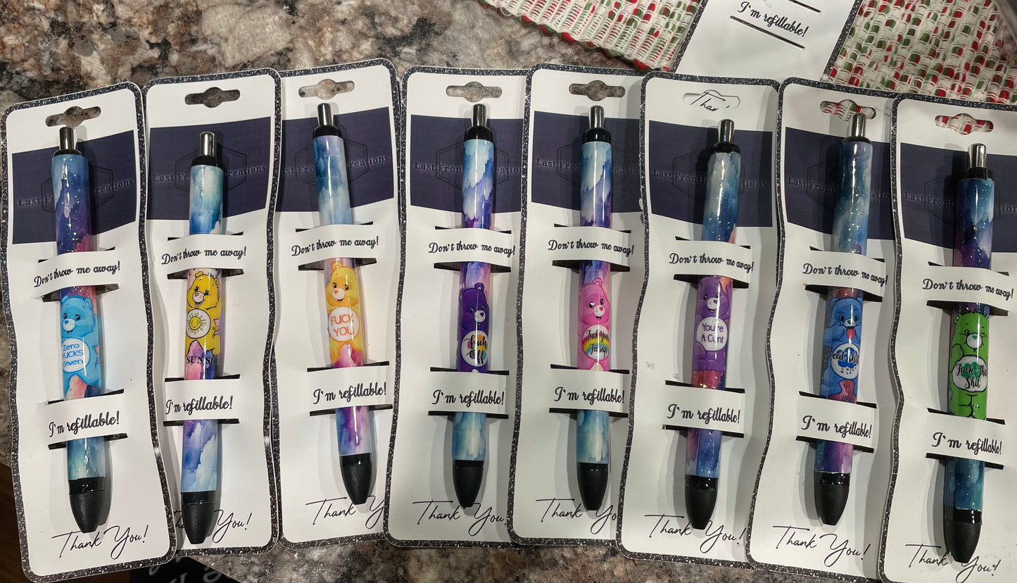 Swear bear pens