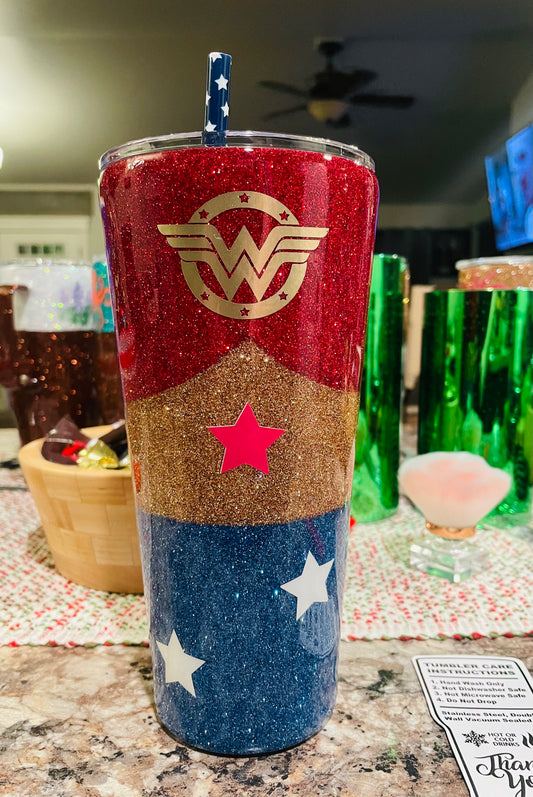 Woman Hero tumbler