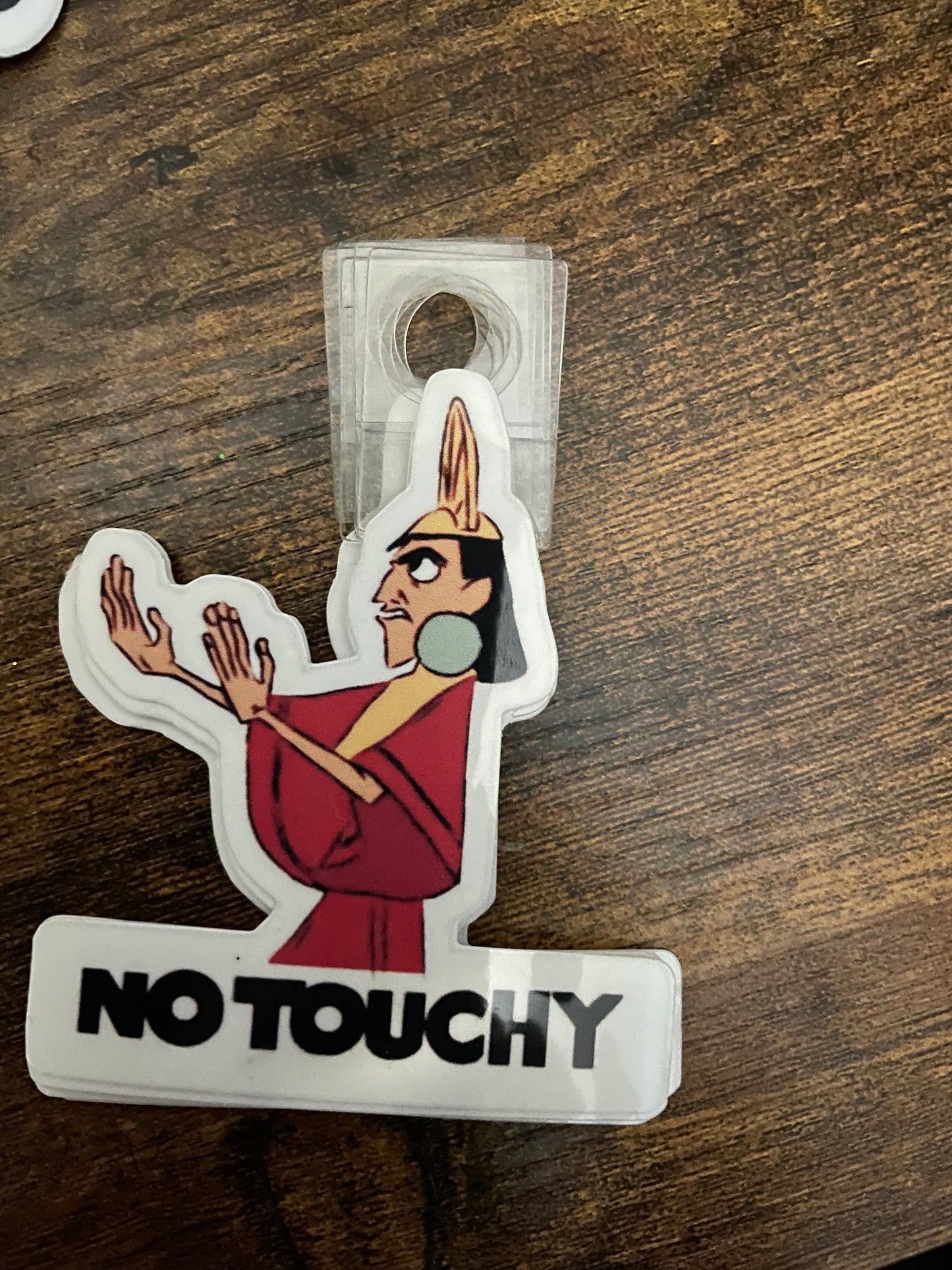 No touchy