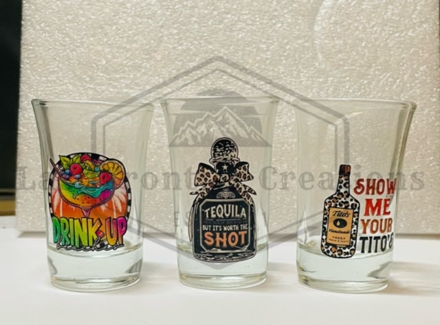 shot glasses