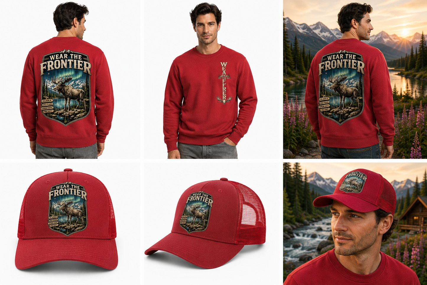 Wear the Frontier™ Moose Crewneck Sweatshirt | Alaska Edition