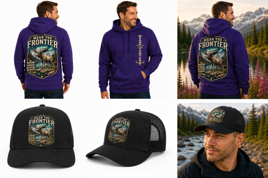 Wear the Frontier™ Moose Hoodie | Alaska Edition