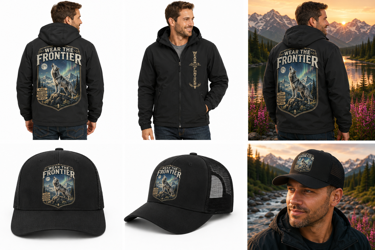 Wear the Frontier™ Wolf Performance Jacket | Alaska Edition