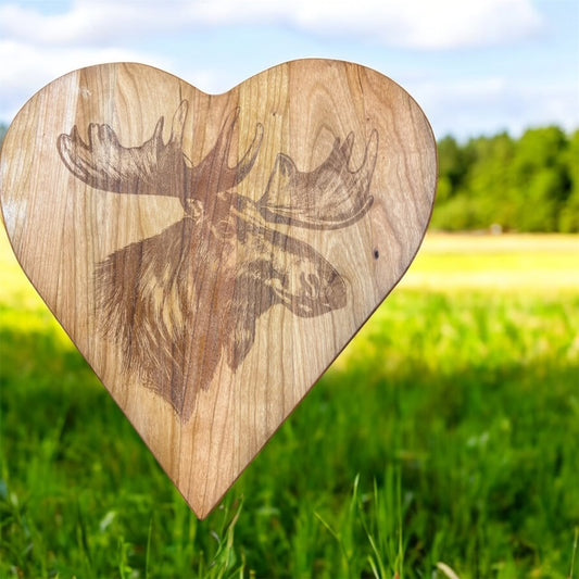Heart shaped cutting board