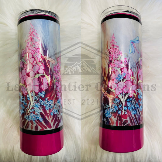 Fireweed and dragonflies