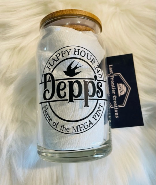 16 oz Glass can