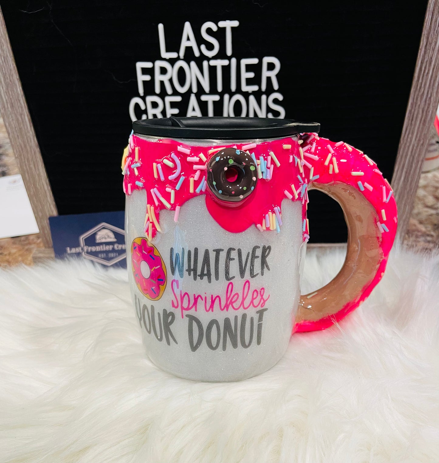 Whatever sprinkles your donut