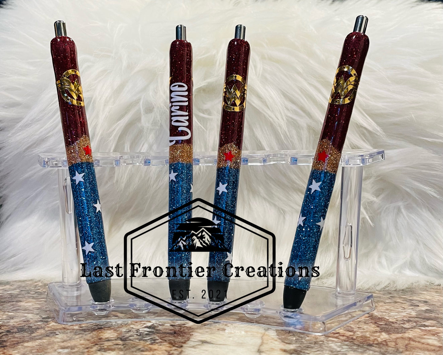 Set of 4 Wonder Woman Pens